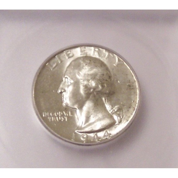 1944 Washington Quarter Unc MS66+ ICG Toning - Picture 3 of 4